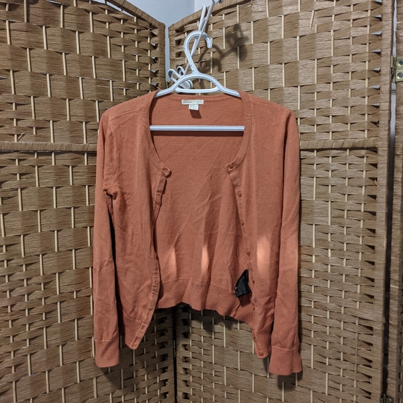 Salmon Pink Cardigan - Picture 1 of 3